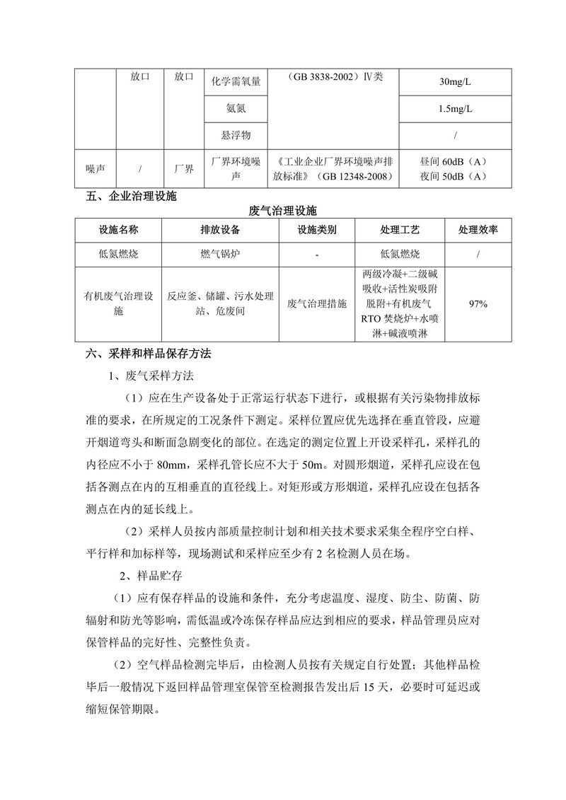 新乡市三鑫科技有限公司自行监测方案-5